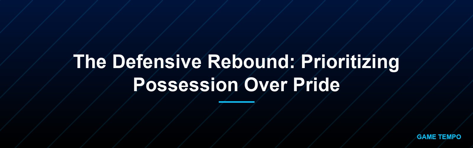 The Defensive Rebound: Prioritizing Possession Over Pride