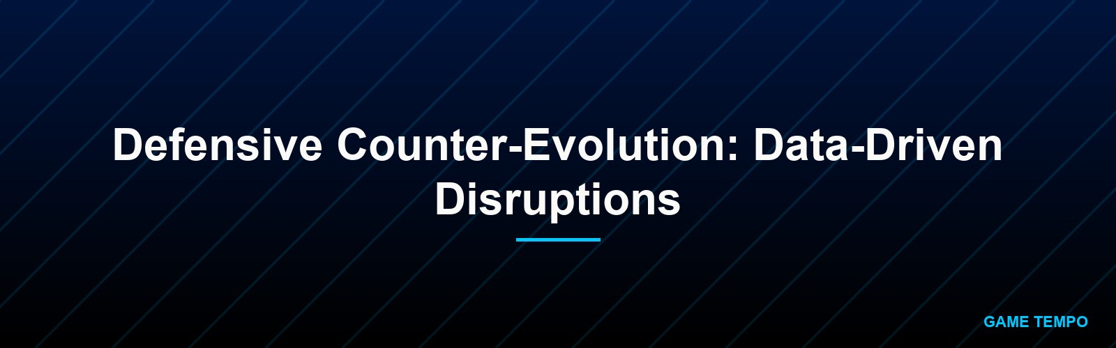 Defensive Counter-Evolution: Data-Driven Disruptions