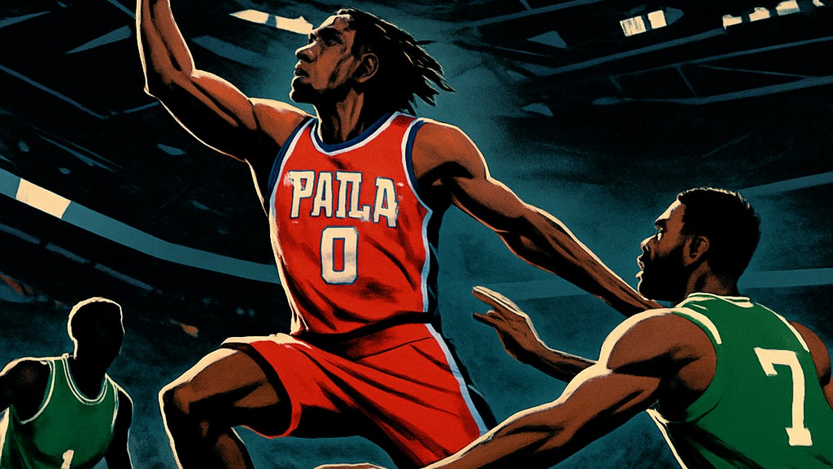 76ers 111, Celtics 97: Philadelphia Steals Game 2 in Boston as Maxey's 34 Points Evens Series — illustration