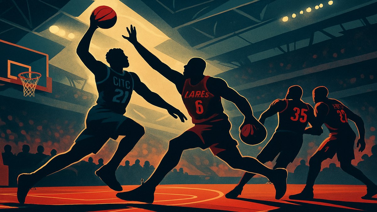 NBA Playoffs Begin: Celtics Face 76ers, LeBron vs KD in Lakers-Rockets Clash — illustration