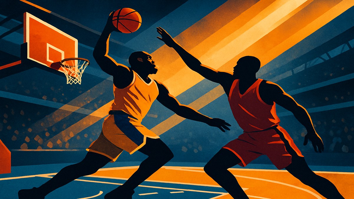 NBA Playoffs First Round Highlights: LeBron vs KD in Lakers-Rockets Showdown — illustration