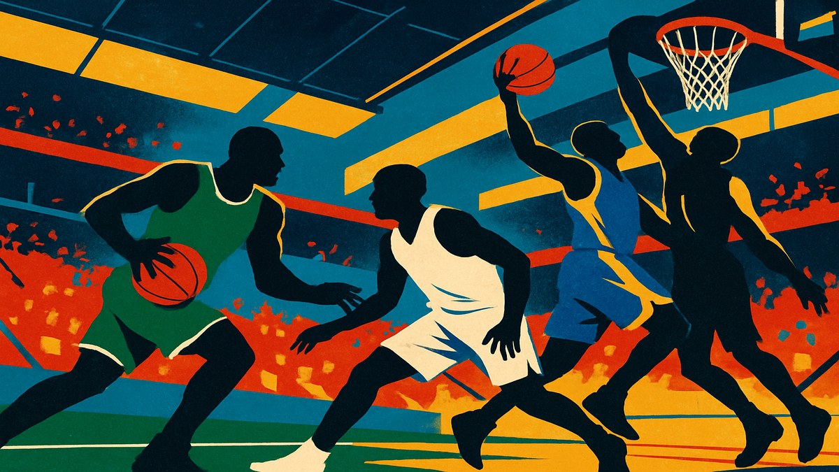 NBA Playoffs Round 1 Schedule Revealed with Thrilling Matchups — illustration