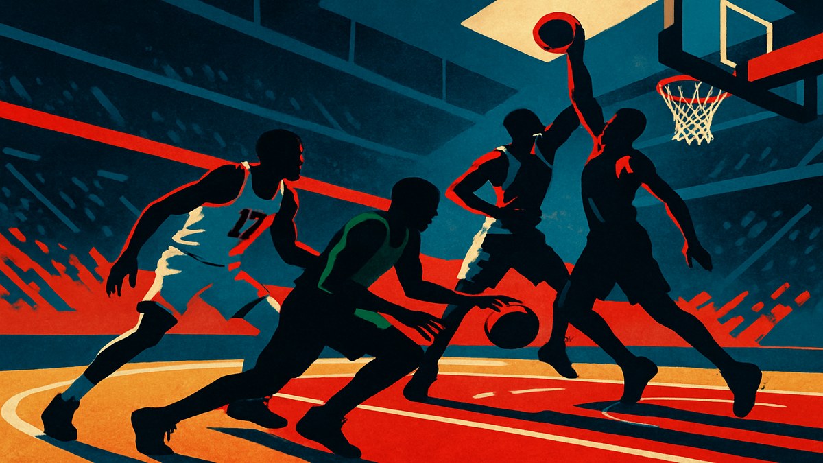 NBA Playoffs Round 1 Schedule Revealed with Thrilling Matchups — illustration
