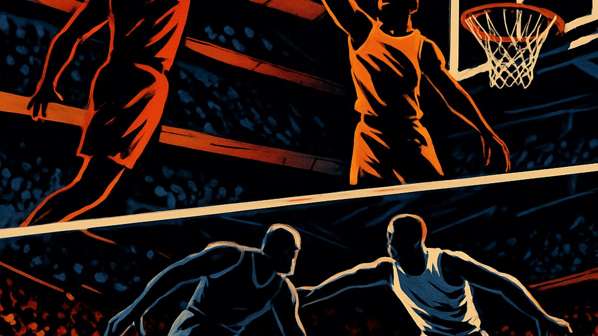 NBA Game 7 Doubleheader: Pistons-Cavaliers and Spurs-Timberwolves Clash — illustration