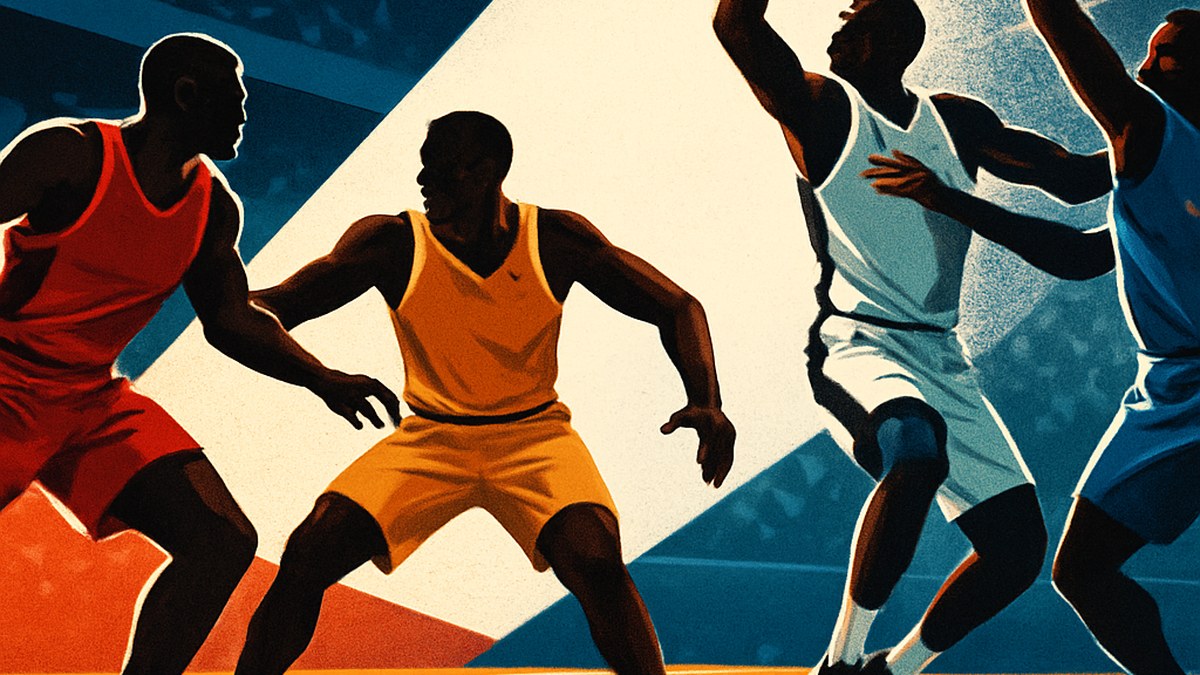 NBA Game 7 Doubleheader: Pistons-Cavaliers and Spurs-Timberwolves Clash — illustration