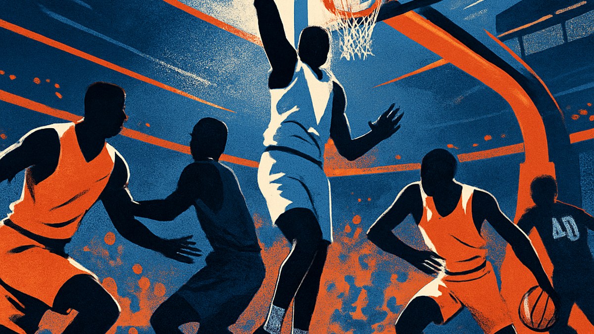 NBA Playoffs Second Round: Knicks 2-0 on 76ers, Thunder Blast Lakers, Pistons Lead Cavs — illustration